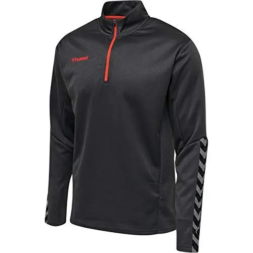 Produktbild: Hummel Herren Hmlauthentic Half Zip Sweatshirt, Asphalt, M