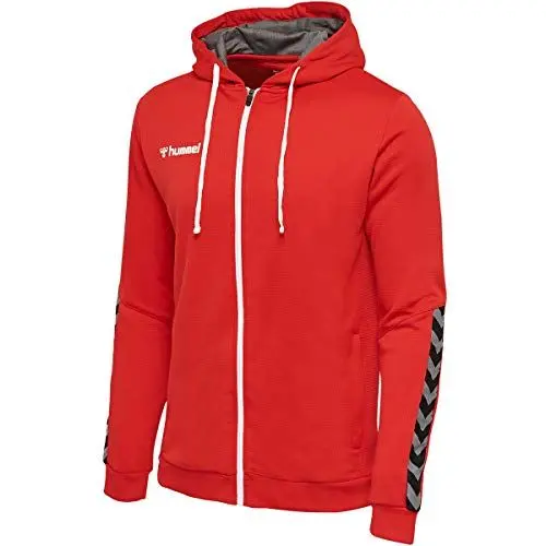 Produktbild: Hummel Herren Hmlauthentic Poly Zip Hoodie, True Red, XL EU