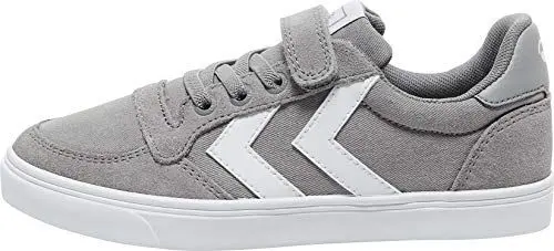 Produktbild: Hummel Unisex-Kinder Slimmer Stadil Low Jr Sneaker Niedrig, Frost Grey, 27 EU
