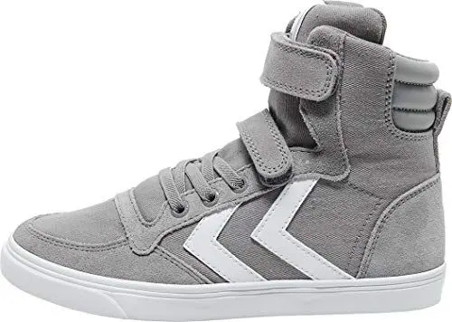 Produktbild: Hummel Unisex Kinder Slimmer Stadil High Jr Hohe Sneaker, Grau Frost Grey 2094, 35 EU