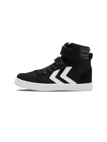 Produktbild: hummel Unisex Kinder Slimmer Stadil High Jr Hohe Sneaker, Black 204 496 2001, 37 EU