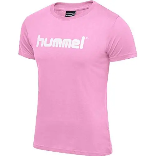 Produktbild: hummel Damen Hmlgo bomulds logo T-shirt Kvinde S/S T Shirt, Cotton Candy, S EU