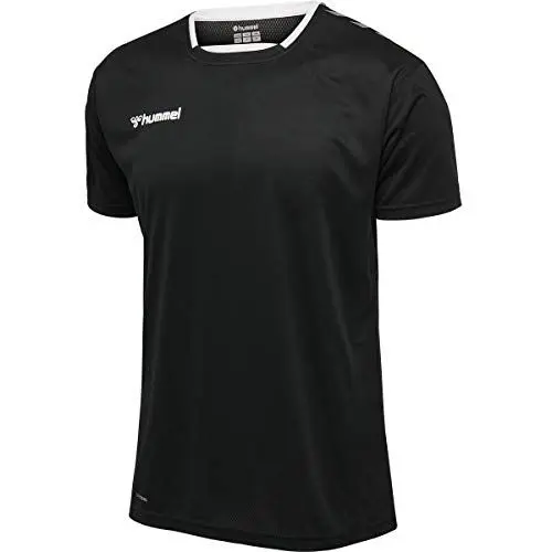 Produktbild: hummel Herren Hmlauthentic Poly Jersey S/S Trikot, Black/White, M EU
