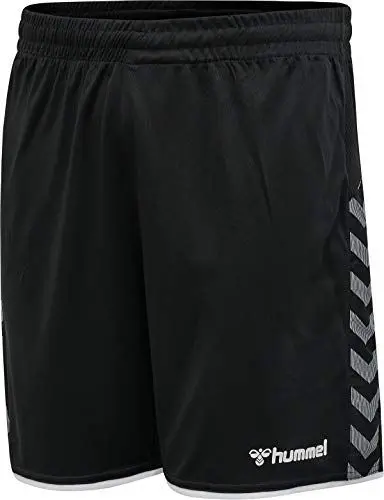 Produktbild: hummel Herren Hmlauthentic poly-shorts Shorts, Black/White, M EU