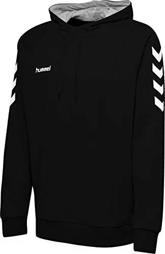 Produktbild: hummel Herren Hmlgo bomuldshættetrøje Kapuzenpullover, Schwarz, L EU