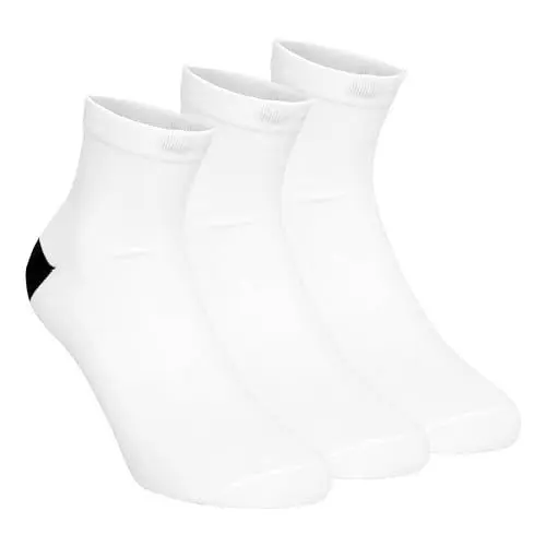 Produktbild: hummel Newline Unisex Running Core Sock 3Er Pack Laufbekleidung Laufsocken Weiß - Schwarz Socken 43-45