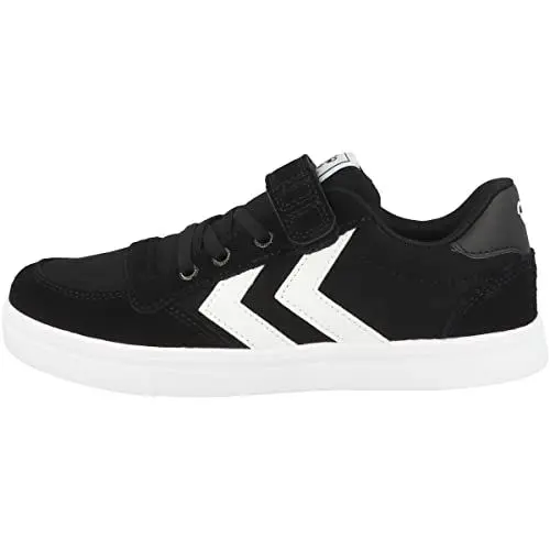 Produktbild: hummel Unisex Kinder Slimmer Stadil Low Jr Sneaker, Schwarz, 34 EU