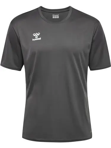 Produktbild: hummel Unisex Hmlessential Jersey S/S Shirt, Steel Gray, XXL EU