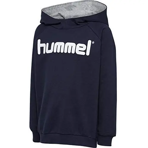 Produktbild: Hummel Kinder HMLGO KIDS COTTON LOGO HOODIE Kapuzenpullover, Blau (Marine), 140