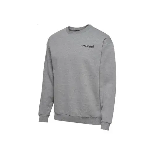 Produktbild: hummel Unisex Kinder Hmlmover Cotton Kids Sweatshirt, Grey Melange, 152 EU