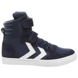 Produktbild: hummel Unisex Kinder Slimmer Stadil High Jr Sneaker, Dress Blues, 36 EU