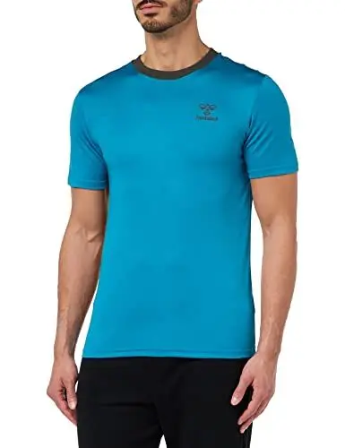 Produktbild: hummel hmlSTALTIC POLY JERSEY S/S, Fjord Blue, XL