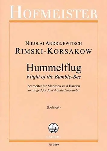 Produktbild: Hummelflug, für Marimba 4-hd.: Schwierigkeitsgrad 5