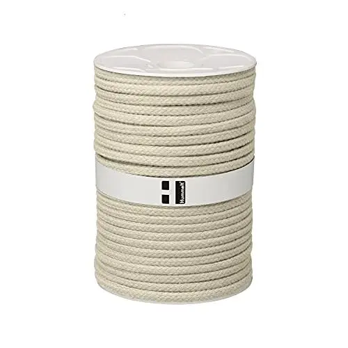 Produktbild: Hummelt® SilverLine-Rope Baumwollseil Baumwollkordel (H) 10mm 50m Natur (beige) auf Rolle