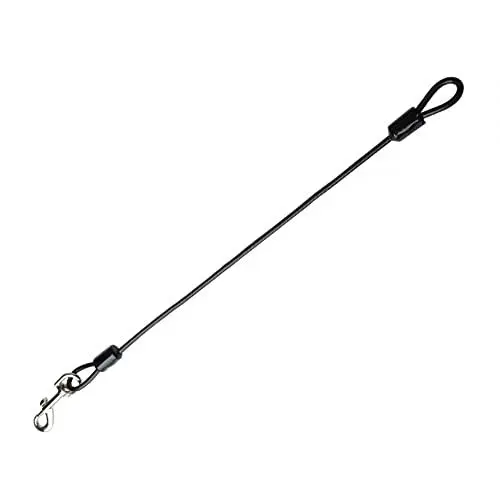 Produktbild: Hundeleine Chew Proof, 48 cm Kurz Hundekette Leine Bissfest, Kettenleine für Große und Kleine Hunde Training