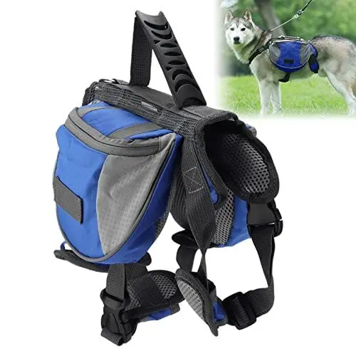 Produktbild: Hunderucksack, Hundesatteltasche mit Taschen für kleine, mittelgroße Hunde(S)