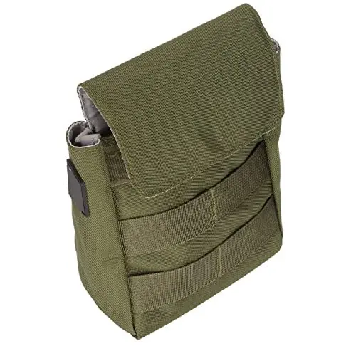 Produktbild: Hundewestentasche, Hundewestentasche, Wasserdicht, Handfrei, Hundesatteltasche, Rucksack, Zum Training, Wandern, Camping, Lange Spaziergänge, Armeegrün(Überschlagtasche - Armeegrün)
