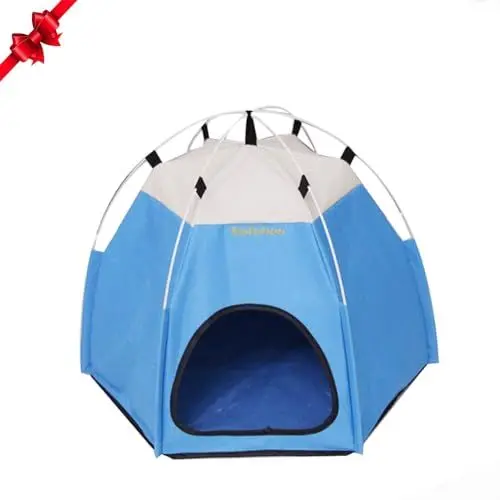 Produktbild: Hundezelt,Hundehöhle,Katzenhausbett,Tragbares,Faltbares,Für Den Außenbereich,Wasserdicht,Für Camping,Hunde Drinnen Und Draußen,Für Hundebetten,Hundematten,Hundekörbchen,Geeignet Für 0-10kg.