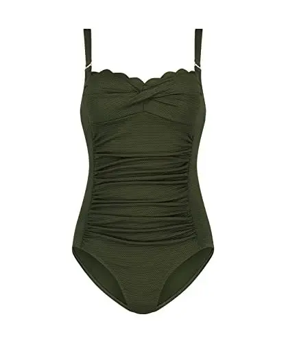 Produktbild: Hunkemöller Badeanzug Scallop - Khaki - 40