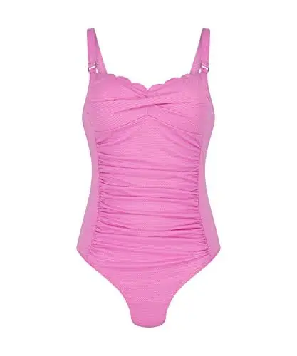 Produktbild: Hunkemöller Shaping-Badeanzug Scallop - Hot Orchid - 48