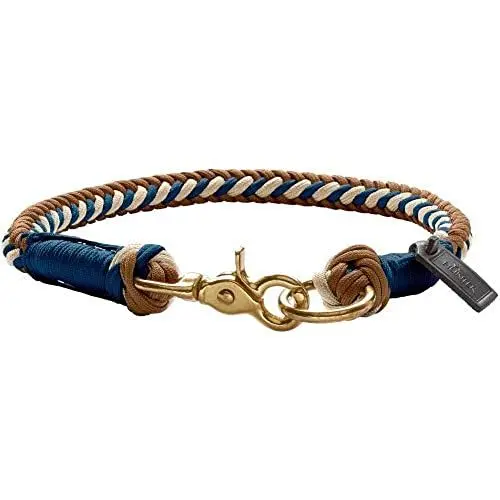 Produktbild: HUNTER 67828 Halsung Tinnum, 190 g, blau/beige, M-L