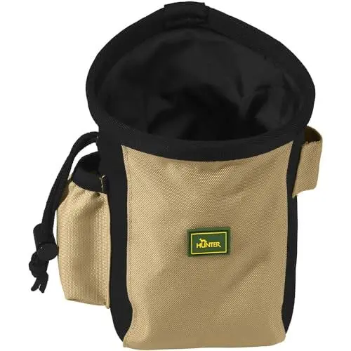 Produktbild: HUNTER Bugrino standard Gürteltasche, Futterbeutel, Leckerlitasche, für Training und Ausbildung, L, schwarz/beige