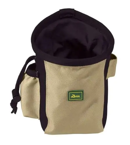 Produktbild: HUNTER Bugrino standard Gürteltasche, Futterbeutel, Leckerlitasche, für Training und Ausbildung, M, schwarz/beige