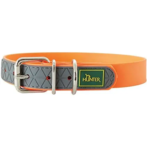 Produktbild: HUNTER CONVENIENCE Hundehalsband, Kunststoffmaterial, 55 M-L, neonorange