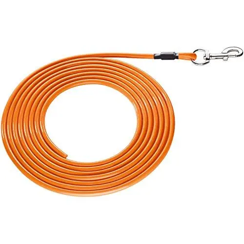 Produktbild: HUNTER Convenience Round Suchleine, Schleppleine, Kunststoff, wasserfest, schmutzabweisend, 0,8 x 1200 cm, neonorange
