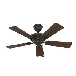 Produktbild: HUNTER DECKENVENTILATOR Seville, 112 cm, Deckenventilator für den Innenbereich mit Zugschalter, Gehäusefarbe: neue Bronze, 5 beidseitig verwendbare Flügel, Modell 24039