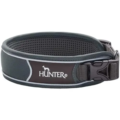 Produktbild: HUNTER DIVO Hundehalsung, Nylon, S, grau/grau