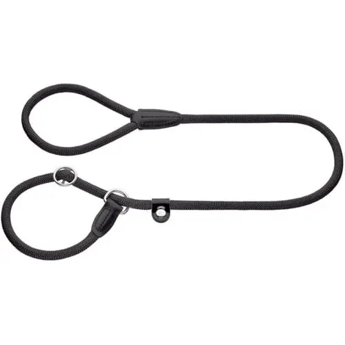 Produktbild: HUNTER FREESTYLE Retriever-Leine, mit integrierter Halsung, witterungsbeständig, 0,8 x 120 cm, schwarz