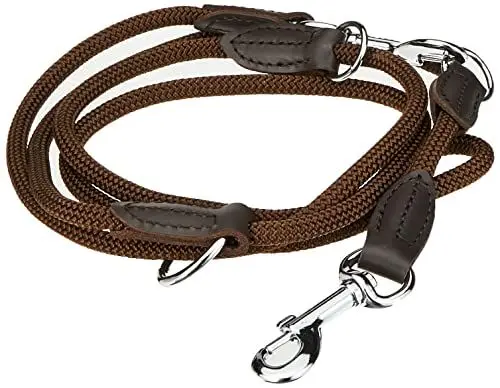 Produktbild: HUNTER Freestyle Verstellbare Führleine für Hunde, robust, wetterfest, 0,8/200 cm, braun
