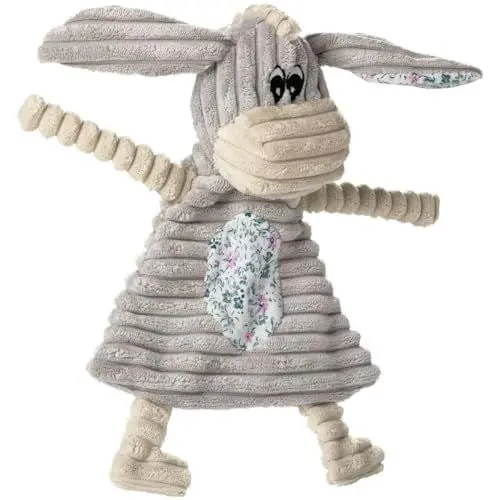 Produktbild: HUNTER HUGGLY BLANKET DONKEY, Hundespielzeug, Plüsch, Kuscheldecke, Esel, 27 cm, grau