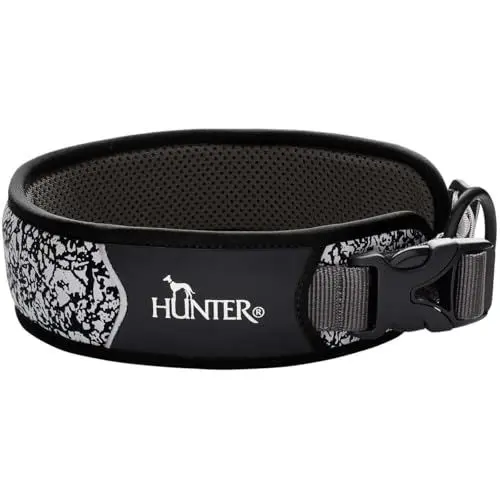 Produktbild: HUNTER Halsung Divo Reflect XL, schwarz/grau
