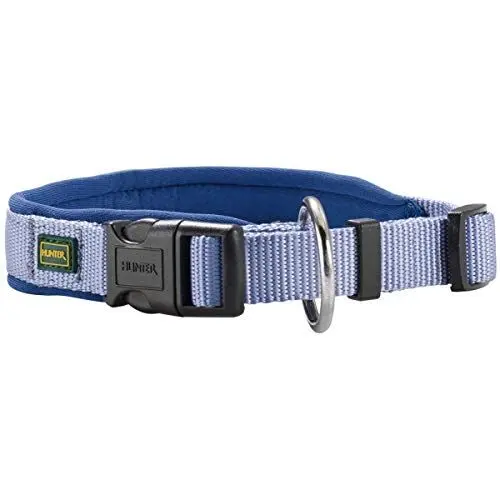 Produktbild: HUNTER NEOPREN VARIO PLUS Halsung, Hundehalsband, Nylon, Mit Neopren Gepolstert, 50/2,0 (M-L), Blau