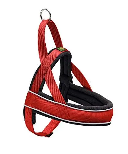 Produktbild: HUNTER Racing Norwegergeschirr, Rot und Schwarz, 60-75 cm