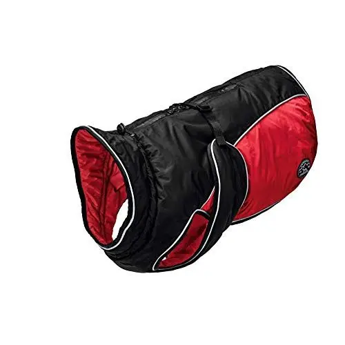 Produktbild: HUNTER UPPSALA EXTREME Hundemantel, Wintermantel, wasserabweisend, reflektierend, 45, schwarz/rot