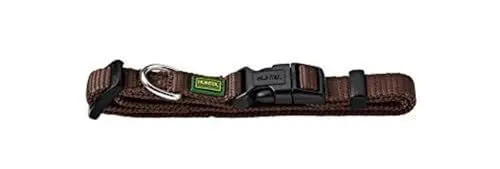 Produktbild: HUNTER VARIO BASIC Hundehalsung, Hundehalsband, robust, geschmeidig, Klickverschluss, M/1,5, braun