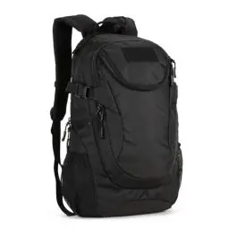 Produktbild: HUNTVP 25L Rucksack Herren Sportrucksack Motorrad Wasserdicht Schulrucksack Mini Tagesrucksack Militär Daypack Backpack Wanderrucksack für Arbeit Outdoor Sport Fitness Wandern - Schwarz