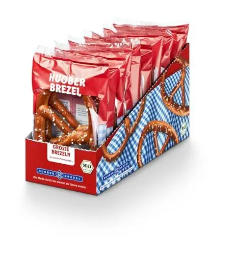 Produktbild: HUOBER Große Brezel, Brezelpack mit 10 Packungen à 2 Stück, 400g