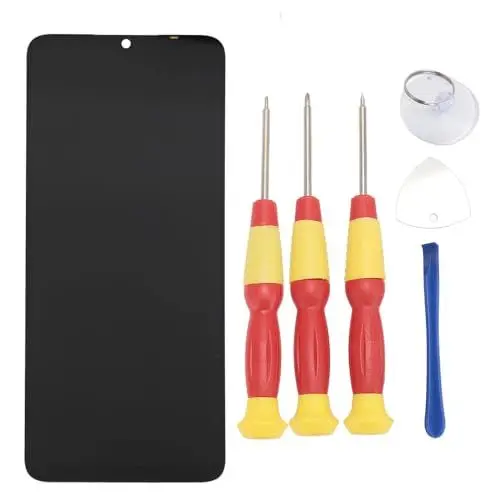 Produktbild: HUONIU Austausch des Telefon-LCD-Bildschirms für Xiaomi Redmi 13C mit Reparatur-Tool-Kit. Klares Display und einfache Installation