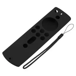 Produktbild: HUONIU Silikon-Schutzhülle für Fire TV Stick 4K 2018 Fernbedienung, Rot (Schwarz)