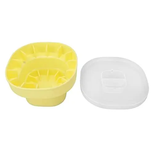 Produktbild: HUONIU Tragbarer faltbarer Eiskübel aus Silikon, Getränkekühler, Grün (Turmeric)