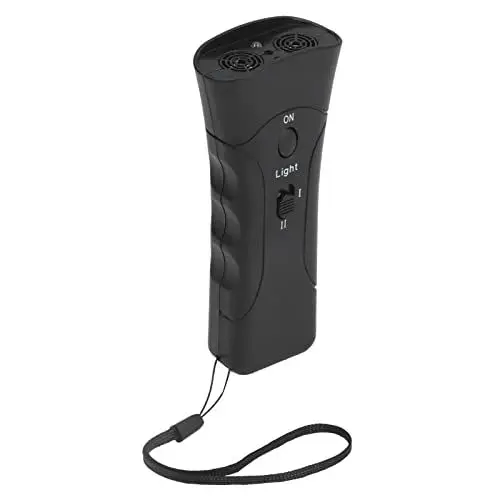 Produktbild: HUONIU Ultraschall-Hundetrainingsgerät mit LED-Licht und ergonomischem Griff
