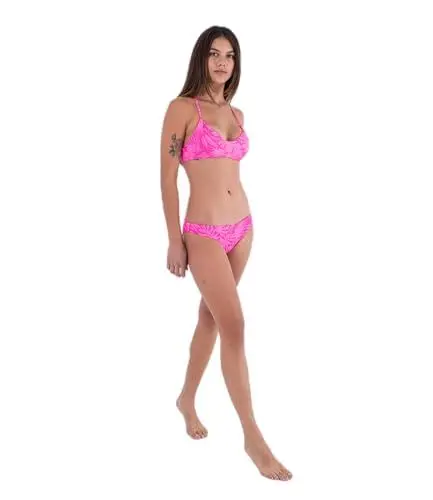 Produktbild: Hurley Damen Jungle Walk Moderate Bottom Bikinihöschen, Pink Punch, XS