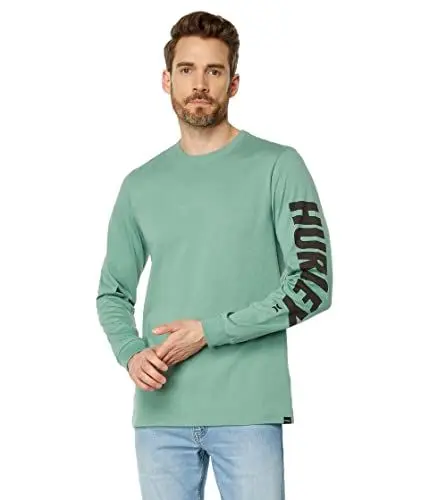 Produktbild: Hurley Herren Evd Exp Fastlane Ls Tshirt, Koriander, XL