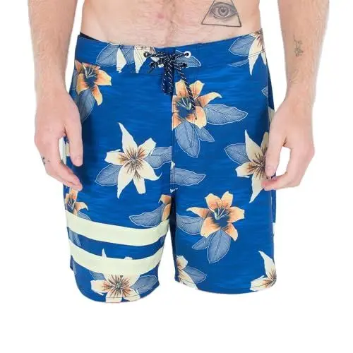 Produktbild: Hurley Herren Phantom Block Party 45,7 cm Boardshorts, Blue Void, W28