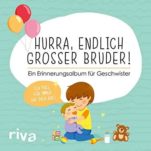 Produktbild: Hurra, endlich großer Bruder!: Ein Erinnerungsalbum für Geschwister