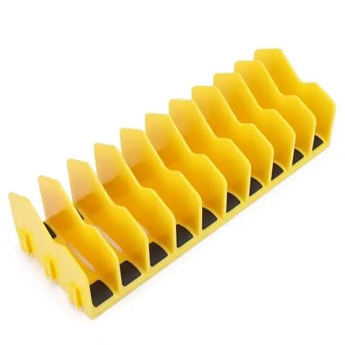 Produktbild: HURRICANE Zangenhalter, Halterung für 10 Zangen und Schneider, Werkzeugkoffer Organizer, mit rutschfestem Gummiboden, Passend für 7.6 cm Hohe Schubladen, Werkzeugkästen, 1 Stück